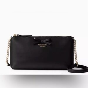 Kate Spade Sawyer Street Declan Black Smooth Leather Cross Body